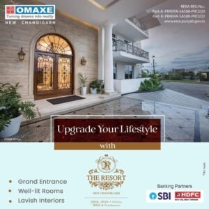 Omaxe The Resort Near to Possession With Attractive Price
