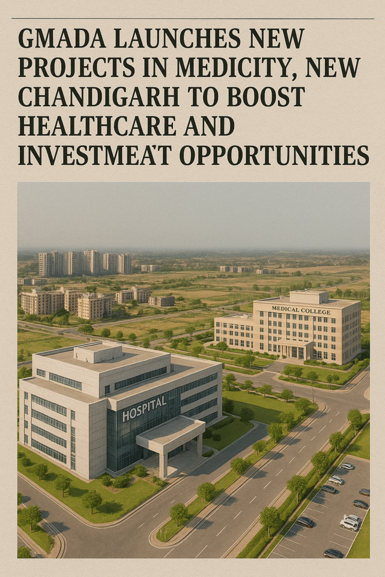 GMADA Launches New Projects in Medicity, New Chandigarh to Boost Healthcare and Investment Opportunities